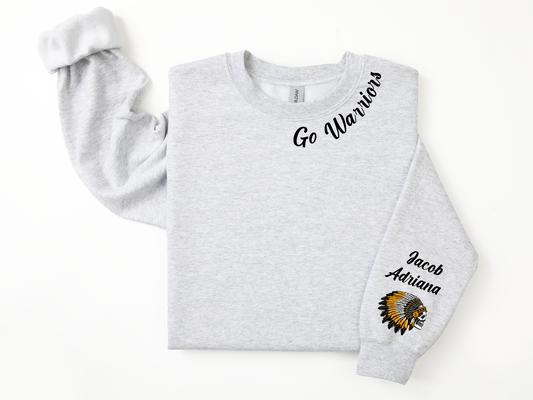 SWLYFC Go Warriors Name Crewneck