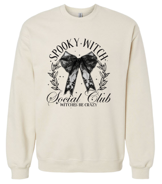 Spooky Witch Social Club Sweatshirt