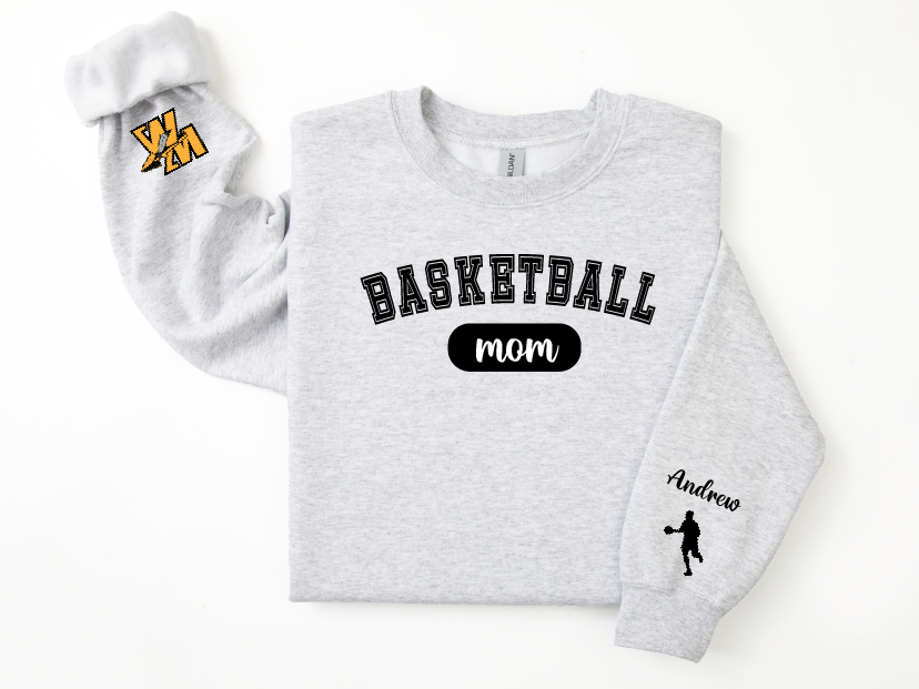 Boy's Basketball Mom Hoodie/Crewneck/Tee