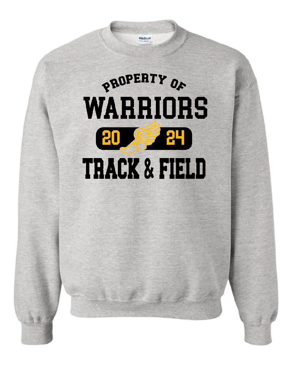Warriors Property Of Track & Field Sweatshirt/Hoodie
